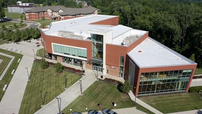 aerial image of campus