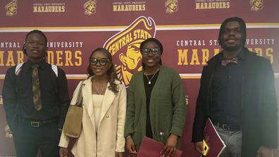 four central state university students