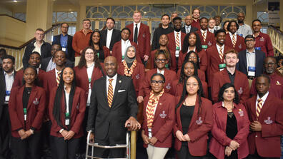 Dr. Kuti with SGA