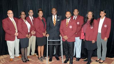 president morakinyo a.o. kuti with central state university board of trustees