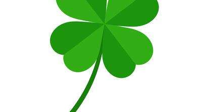 a green four leaf clover