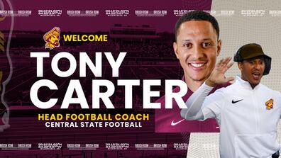 Central State Football Coach Tony Carter former NFL cornerback