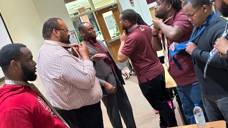 Marauder Men of Distinction is a group where older students mentor younger ones