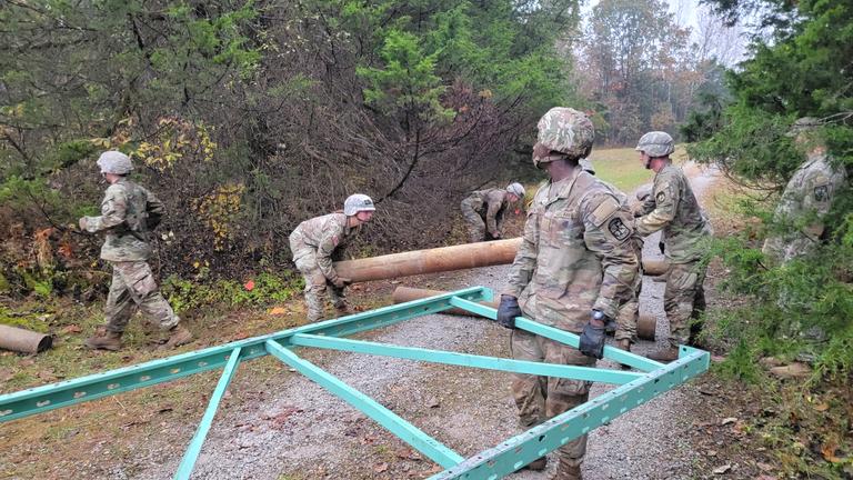 ROTC cadets train in Wilberforce Ohio