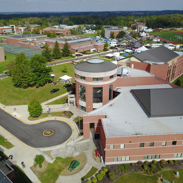 a bird's eye view of the Central State University campus as featured by TheGrio