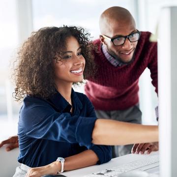 young african american businesspeople