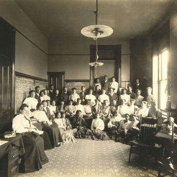 a class of african american students at central state university