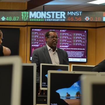 College of Business Ticker Room