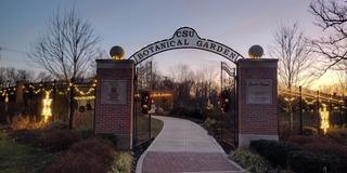 the entrance to the seed to bloom botanical and community gardens at central state university in wilberforce ohio