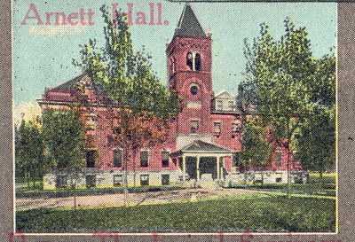 Arnett Hall as seen on the Central State campus in the 1950s