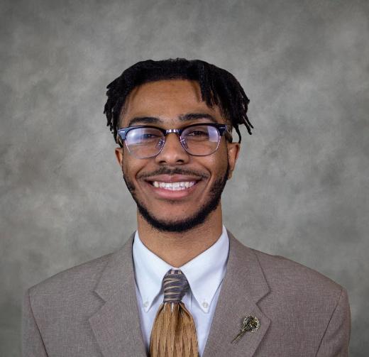 Julian Fuqua, a student at Central State University in Wilberforce, Ohio