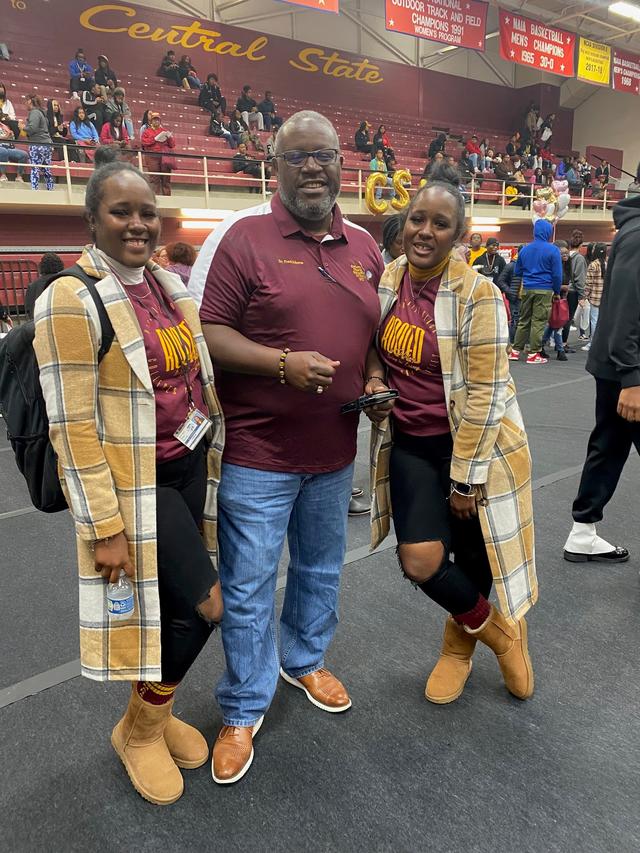 Dr. Fred Aikens and Central State Marauders