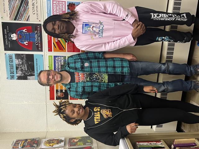 Olivia Jackson, Vincent Haddad, Ethan Phillips of Central State University