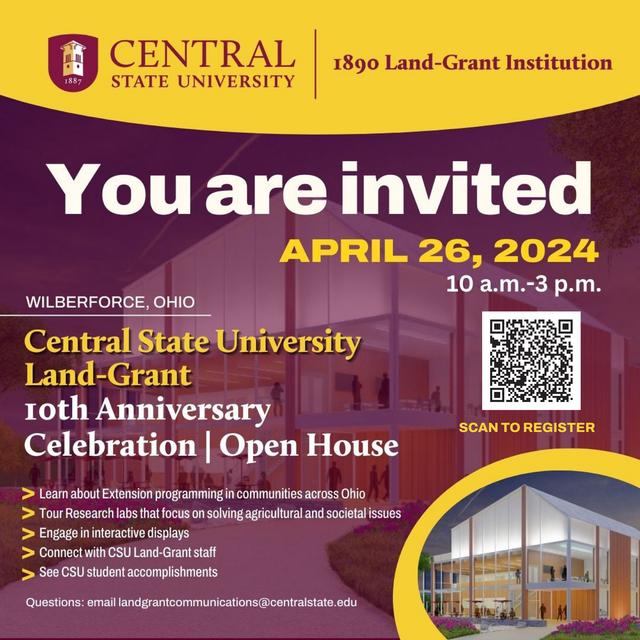 Land Grant Open House Invitation