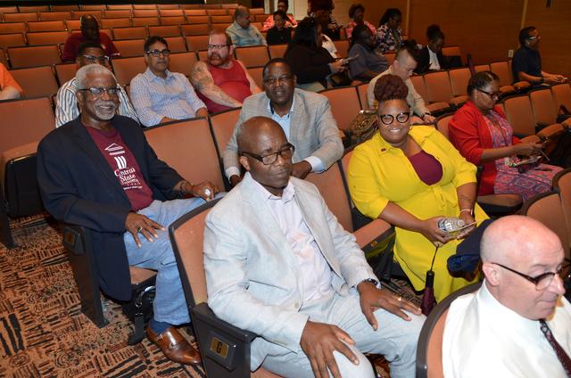 faculty and staff in the paul robeson cultural and performing arts center at central state university