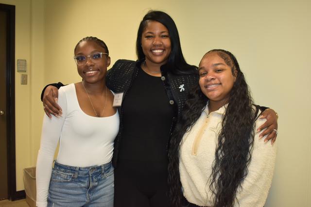 three young Black women