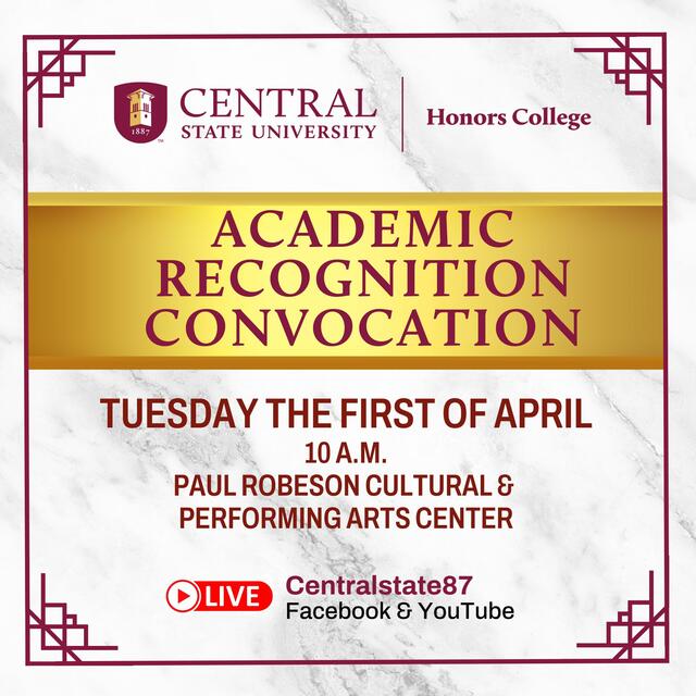 academic recognition convocation flyer